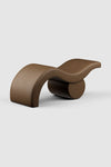 Brynn® Ergonomic Salon Bed in CAVALETTI LEATHER - Plush + Oak