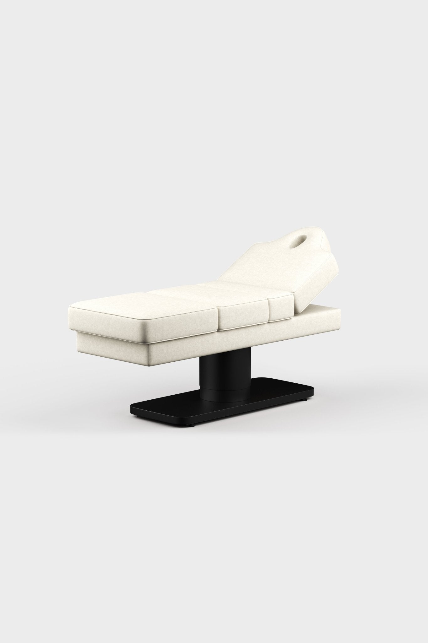 Oxford PMU® 3 - Motor Electric Ergonomic Salon Bed in Duralinen - Plush + Oak